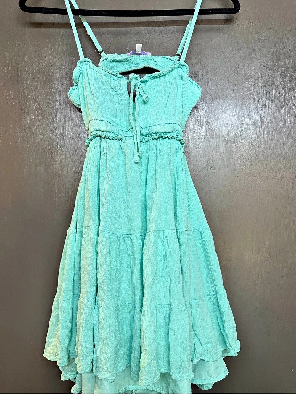 IRIS Green Mini Dress Size Small